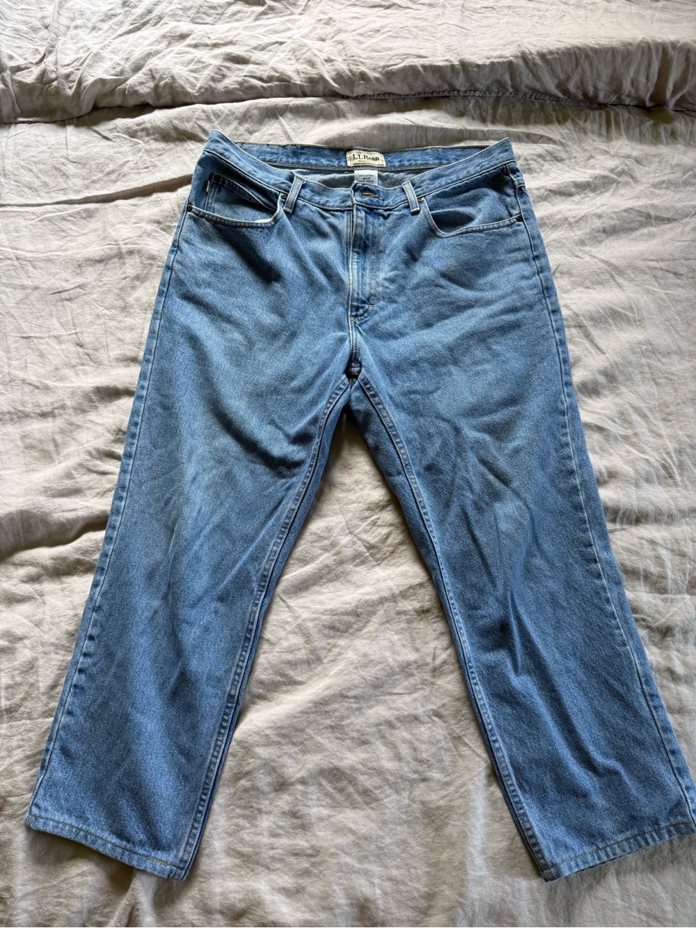 L.L. Bean Relaxed Light Blue Men's Jeans